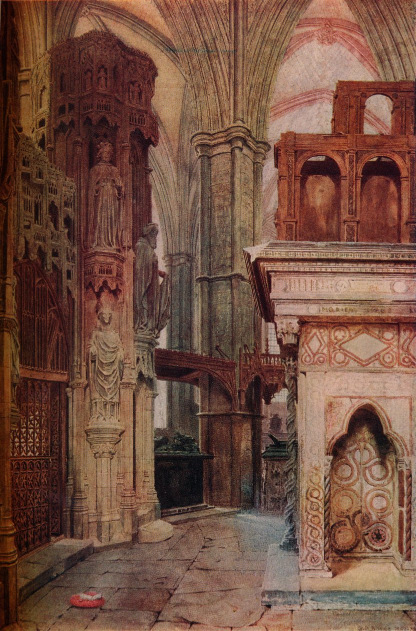 The Shrine and Chapel of Edward the Confessor, 1853, 1937 by Unbekannt