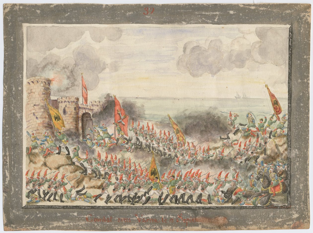 The Siege of Varna on September 1828 by Unbekannt