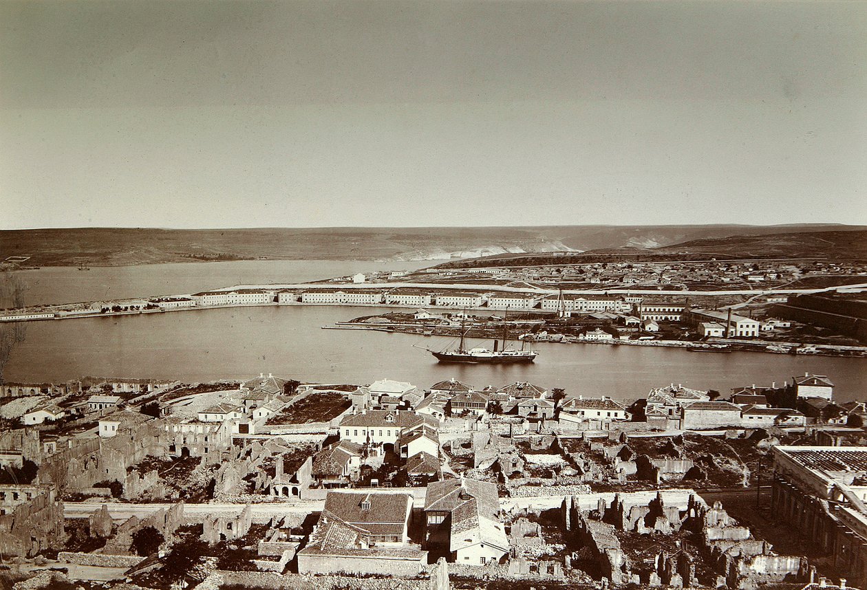 The South Bay and Cape Paul, Sevastopol, Crimea by Unbekannt