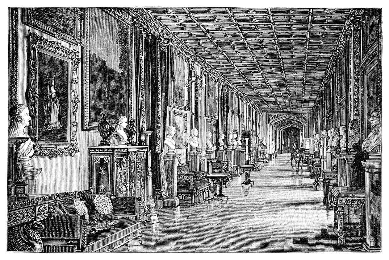 The South East Corridor, Windsor Castle by Unbekannt