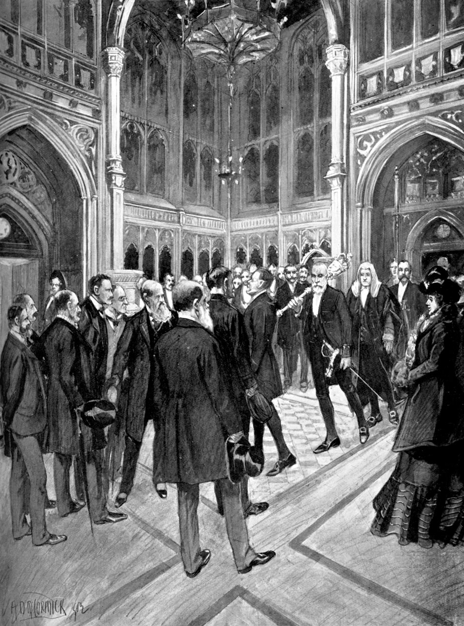 The Speakers Procession, House of Commons, Palace of Westminster, London by Unbekannt