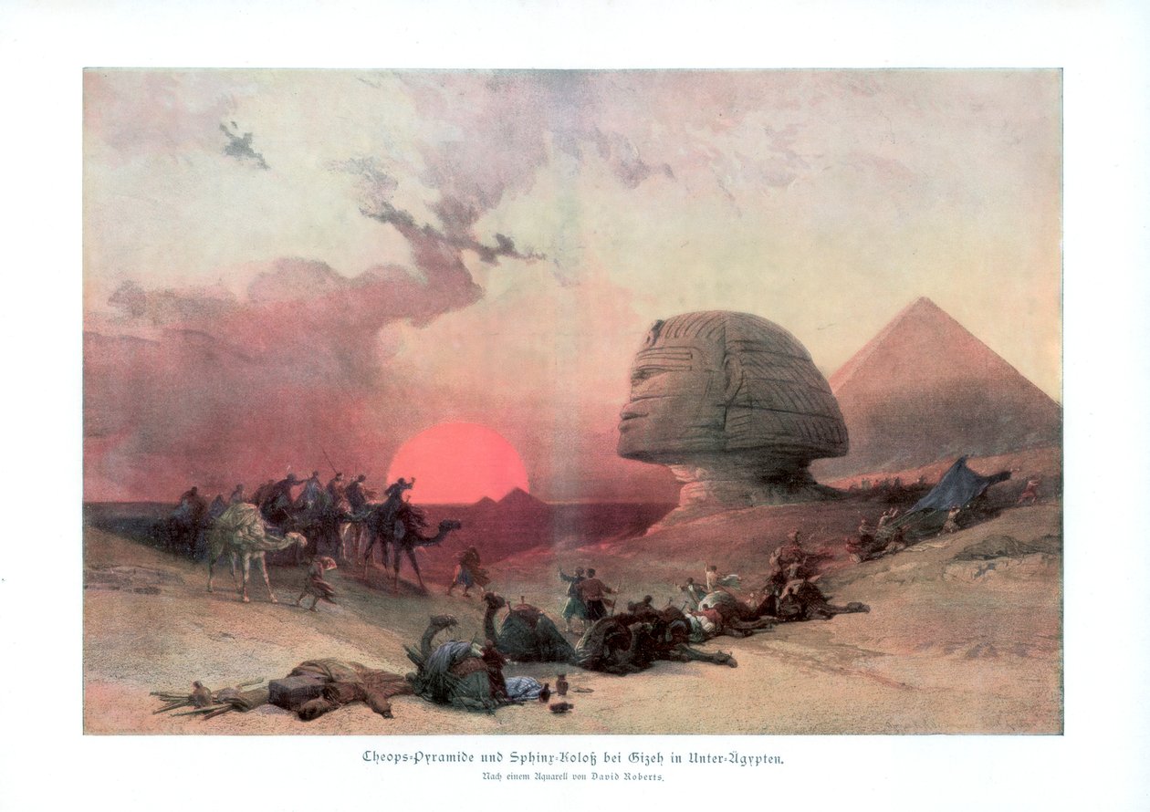 The Sphinx at Giza, Egypt, 1840s, 1900 by Unbekannt