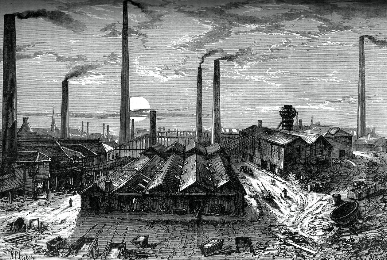 The St Rollox chemical works, Glasgow by Unbekannt