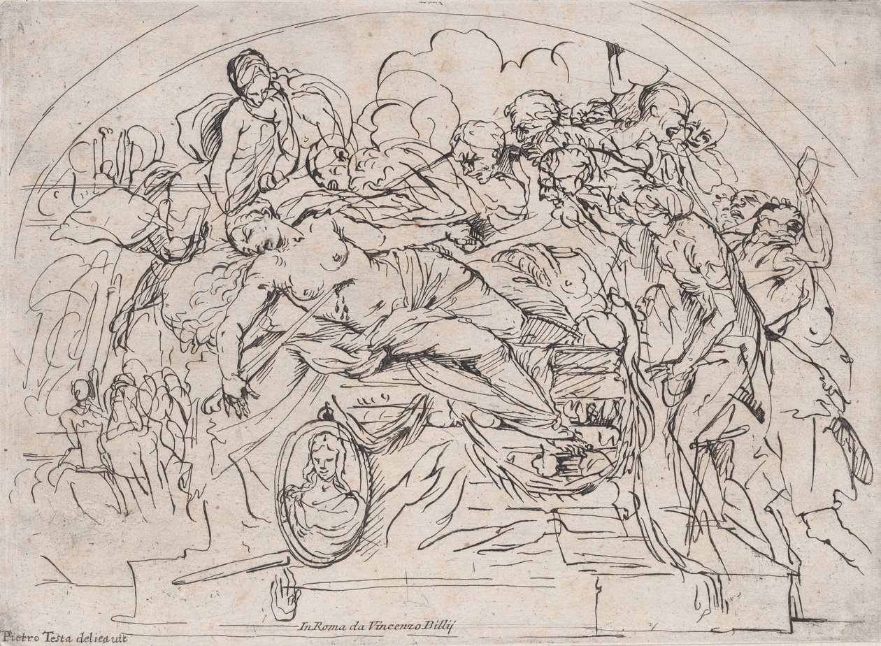 The Suicide of Dido, 1650-1700 by Unbekannt