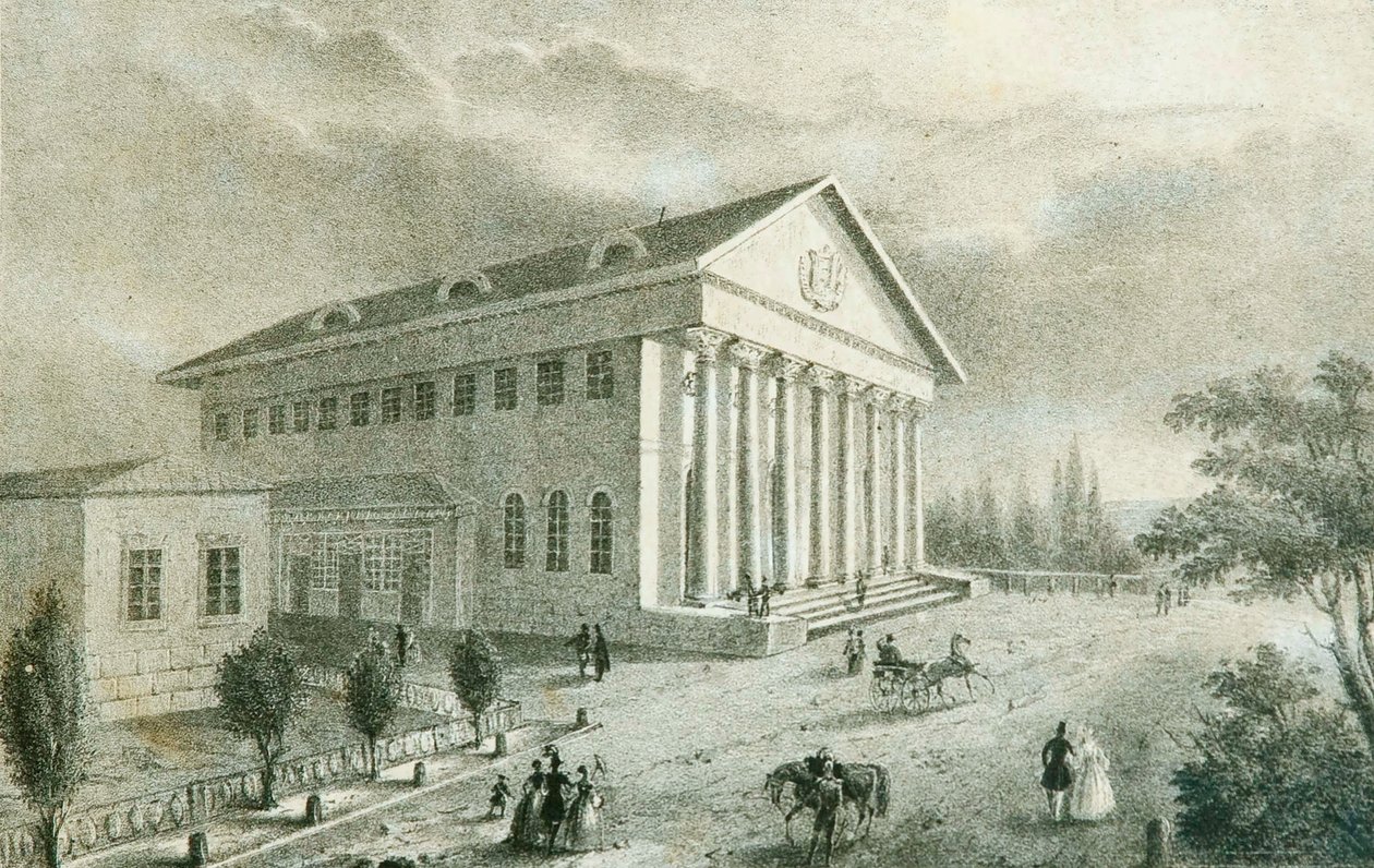 The Summer Theatre in Petrovsky Park, Moscow, Russia by Unbekannt