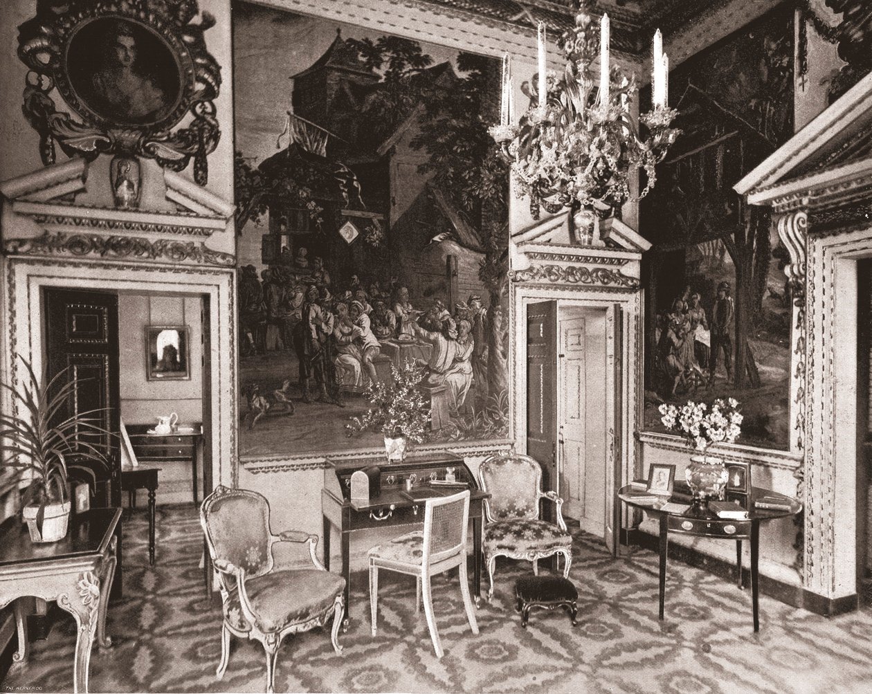 The Tapestry Room, Chiswick House, London, 1894 by Unbekannt