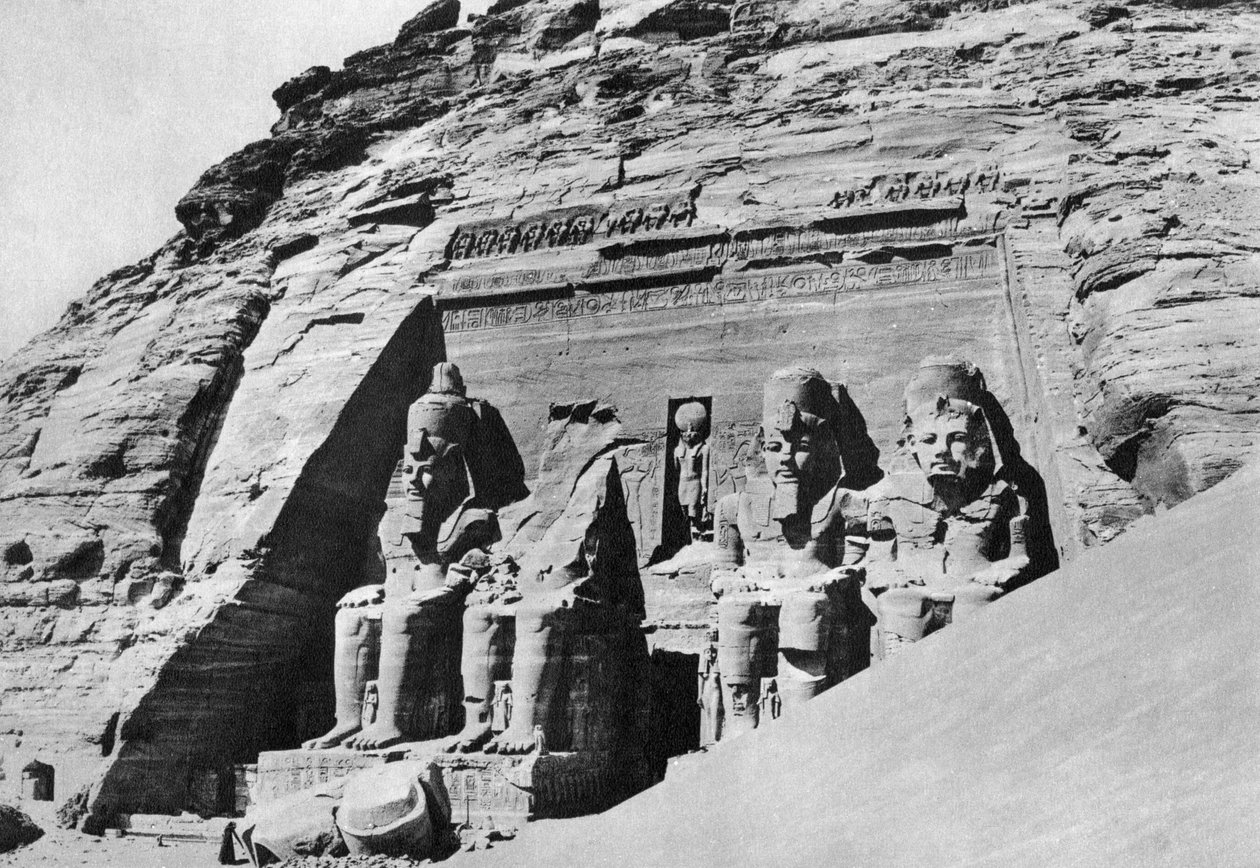 The Temple of Abu Simbel, Egypt, 1936 by Unbekannt