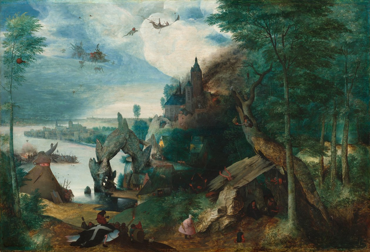 The Temptation of Saint Anthony, c. 1550-1575 by Unbekannt
