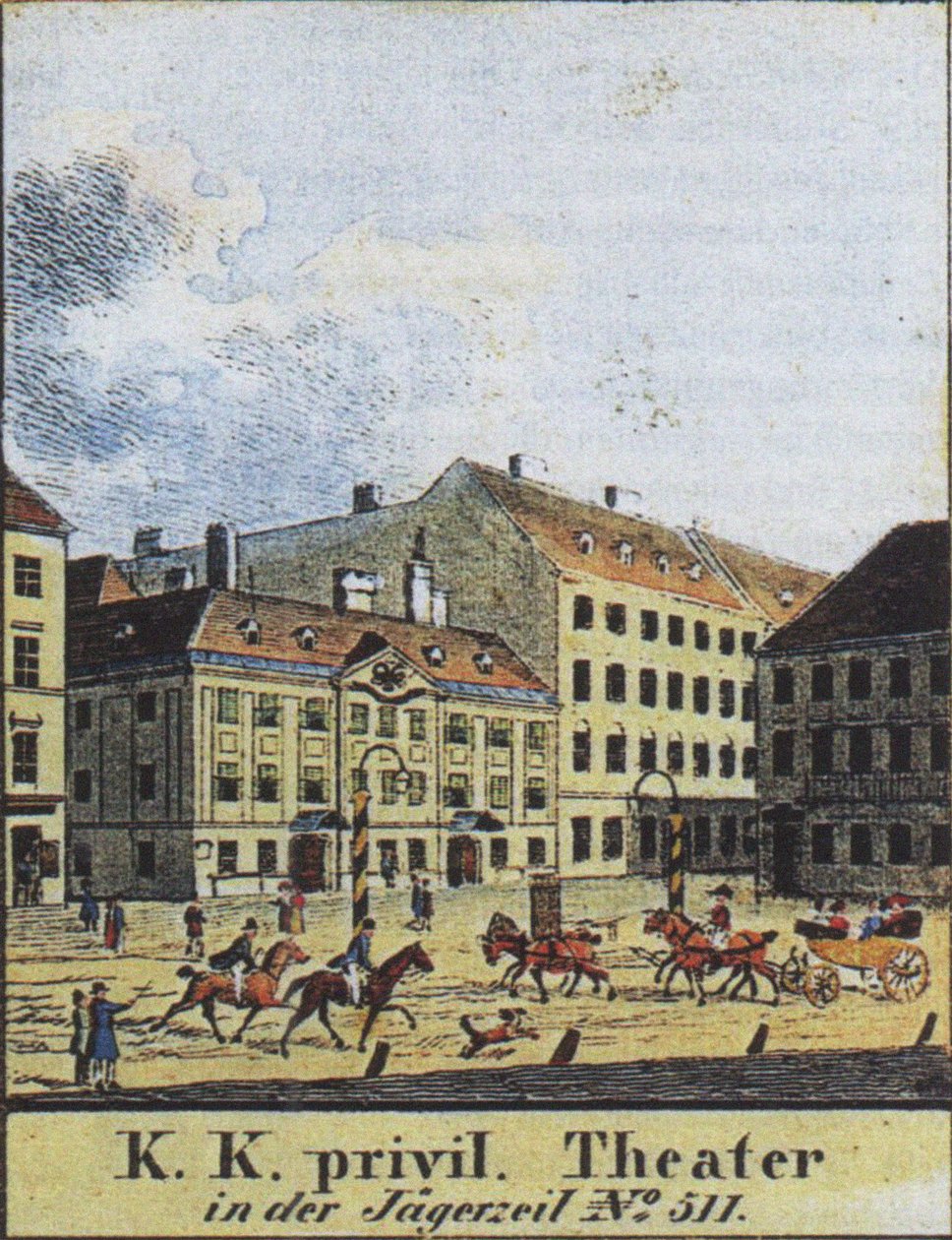 The Theater an der Wien, Vienna, Early 19th Century by Unbekannt