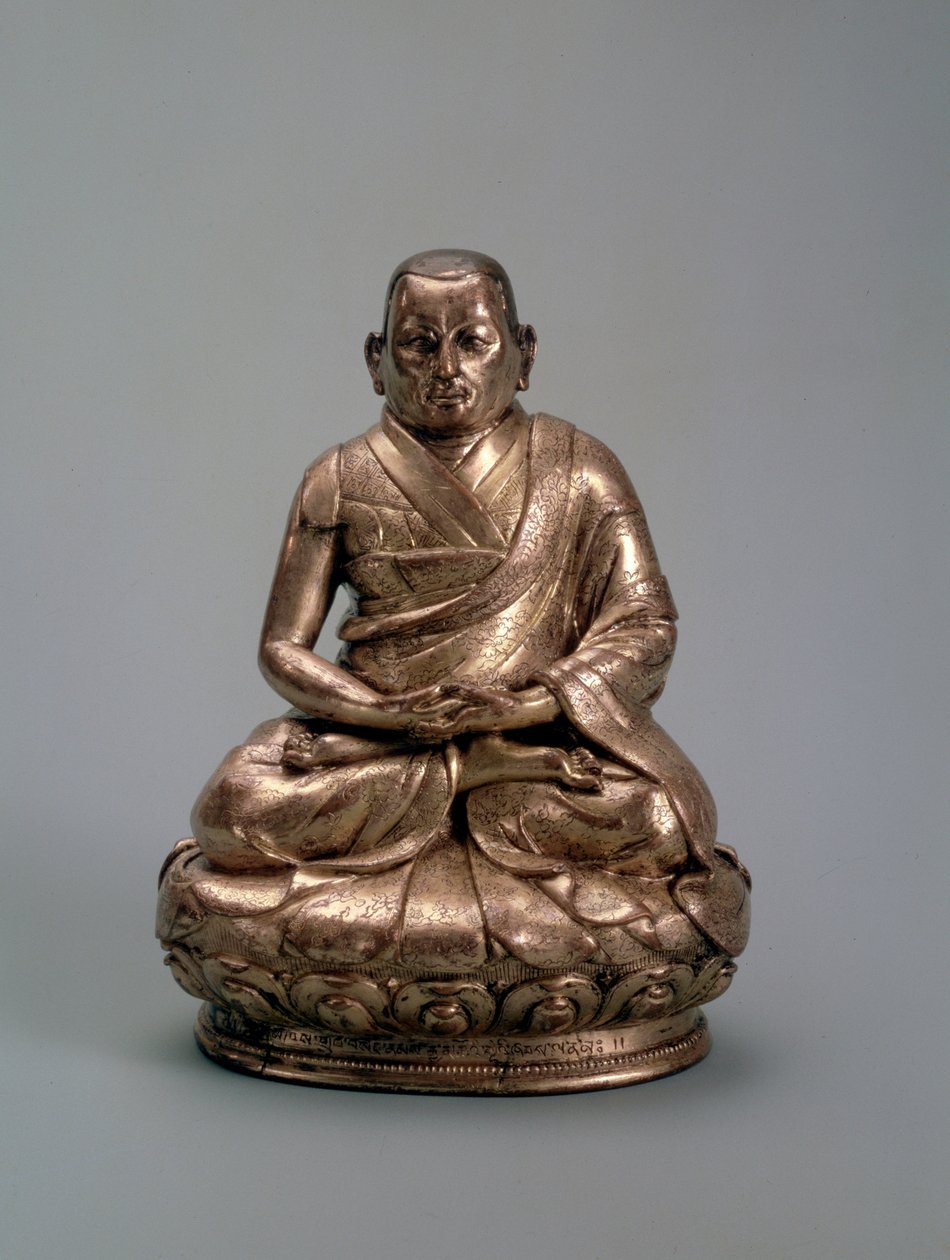 The Third Dalai Lama Sonam Gyatso, 16th-17th centuries by Unbekannt