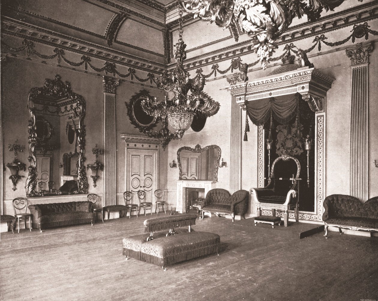 The Throne Room, Dublin Castle, Dublin, Ireland, 1894 by Unbekannt
