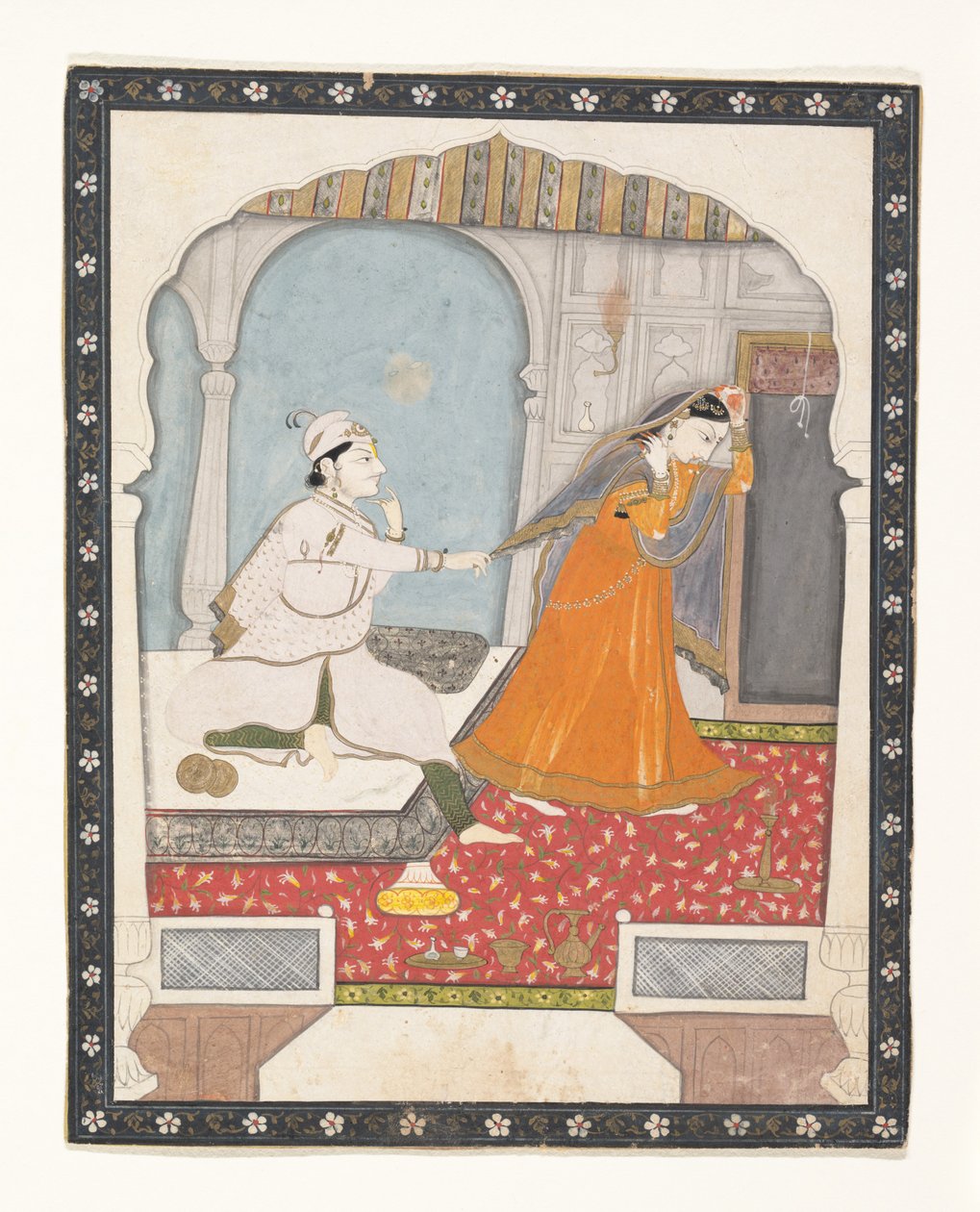 The Timid Bride, ca. 1800 by Unbekannt