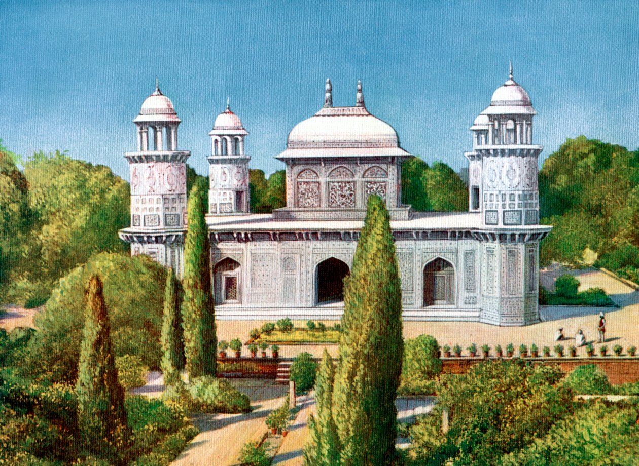 The Tomb of Itmad-ud-Dowlah, Agra, India by Unbekannt