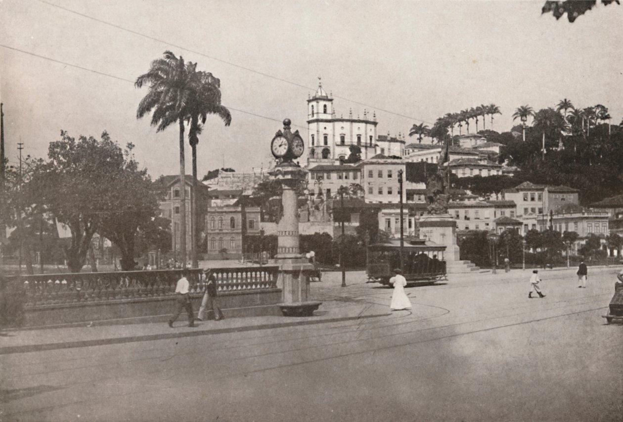 The Tram Passing the Praca da Gloria, 1914 by Unbekannt
