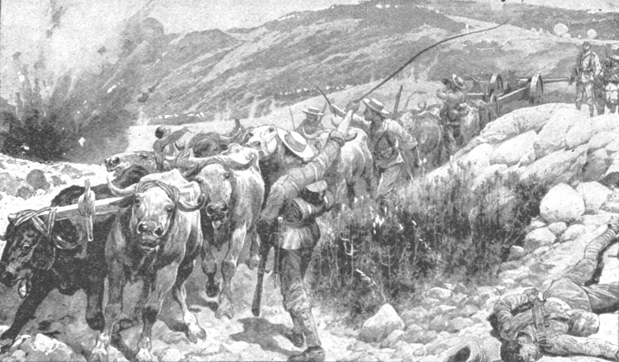 The Transvaal War, 1899-1901: The Bluejackets Saving a Gun, 1901 by Unbekannt