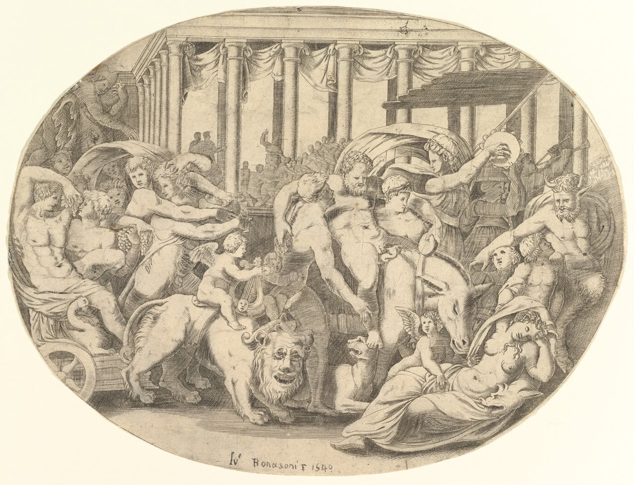 The Triumph of Bacchus by Unbekannt