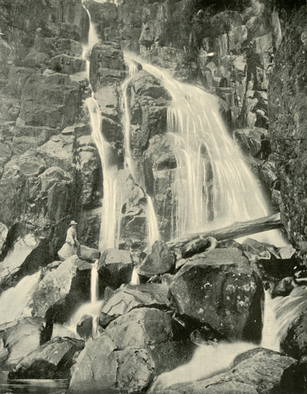 The Wellington Falls, Mount Wellington by Unbekannt