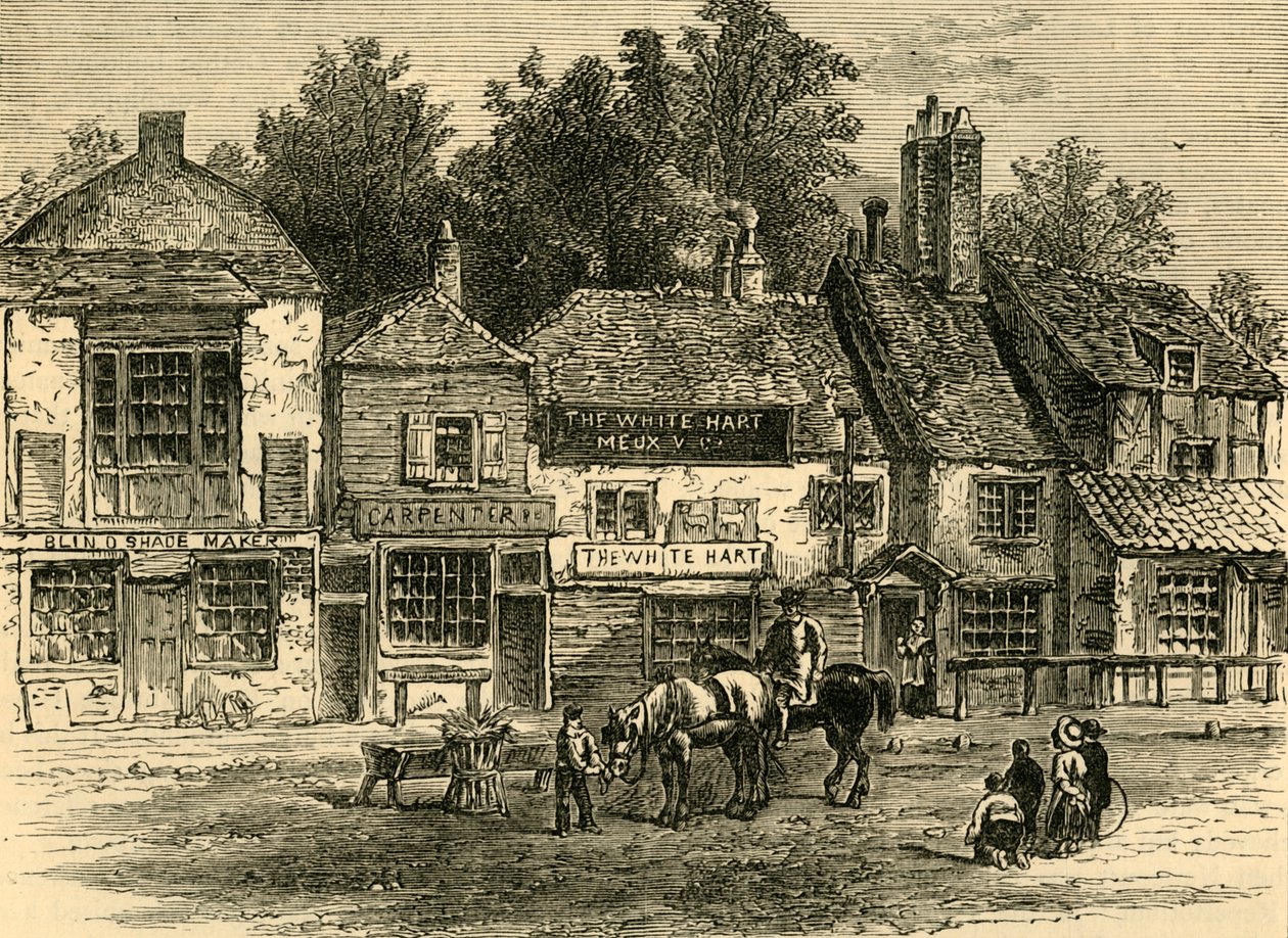 The White Hart, Knightsbridge by Unbekannt