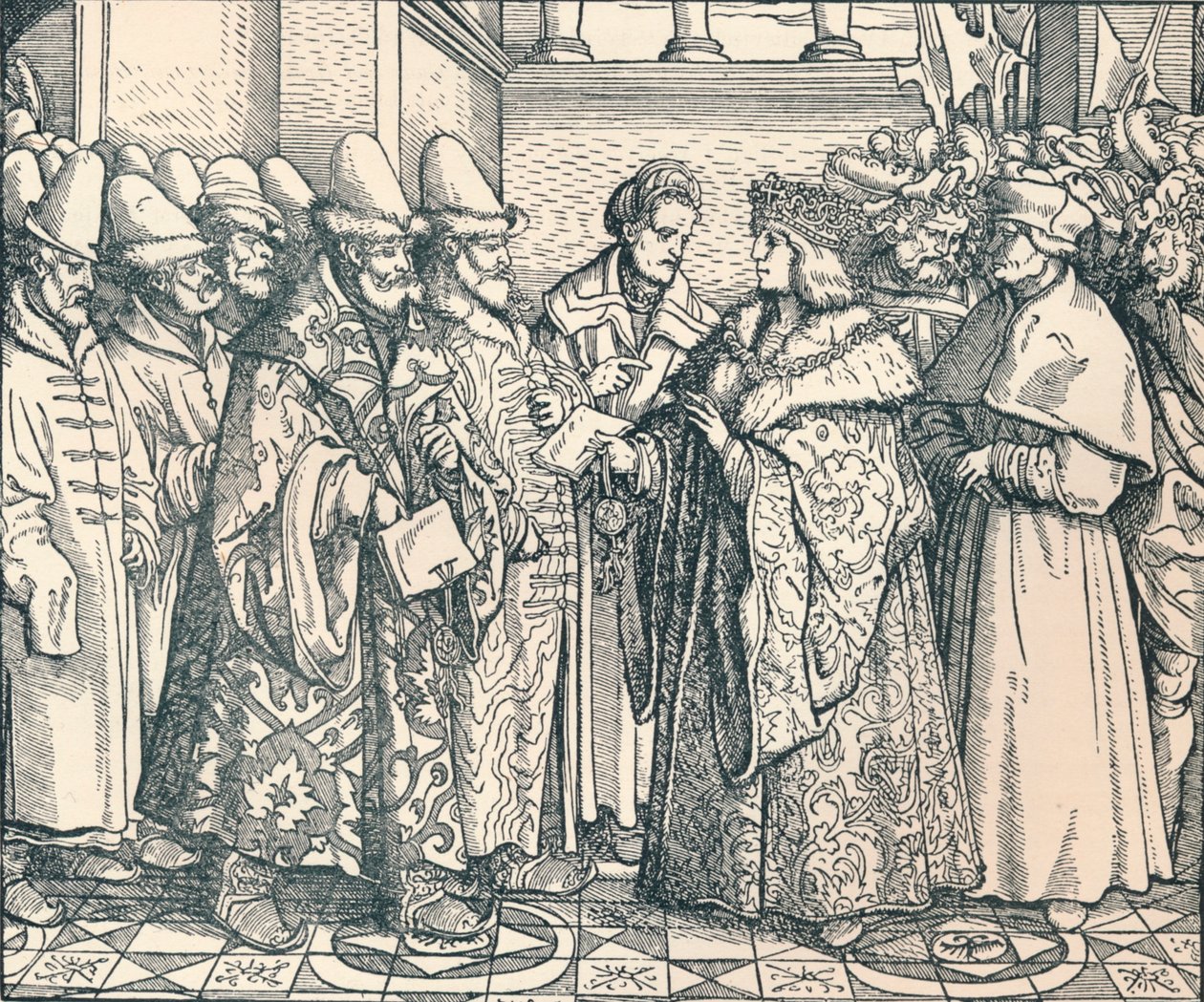 The White Russian Federation with the Emperor Max, c1507 by Unbekannt