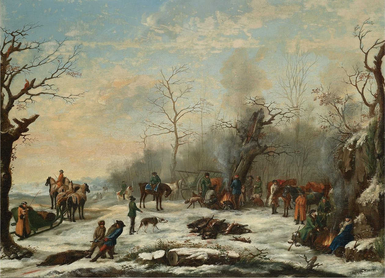 The Winter Hunt by Unbekannt