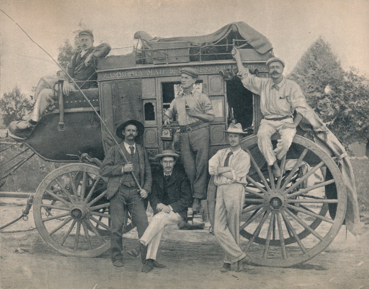 The Zambesi Coach, c1900 by Unbekannt