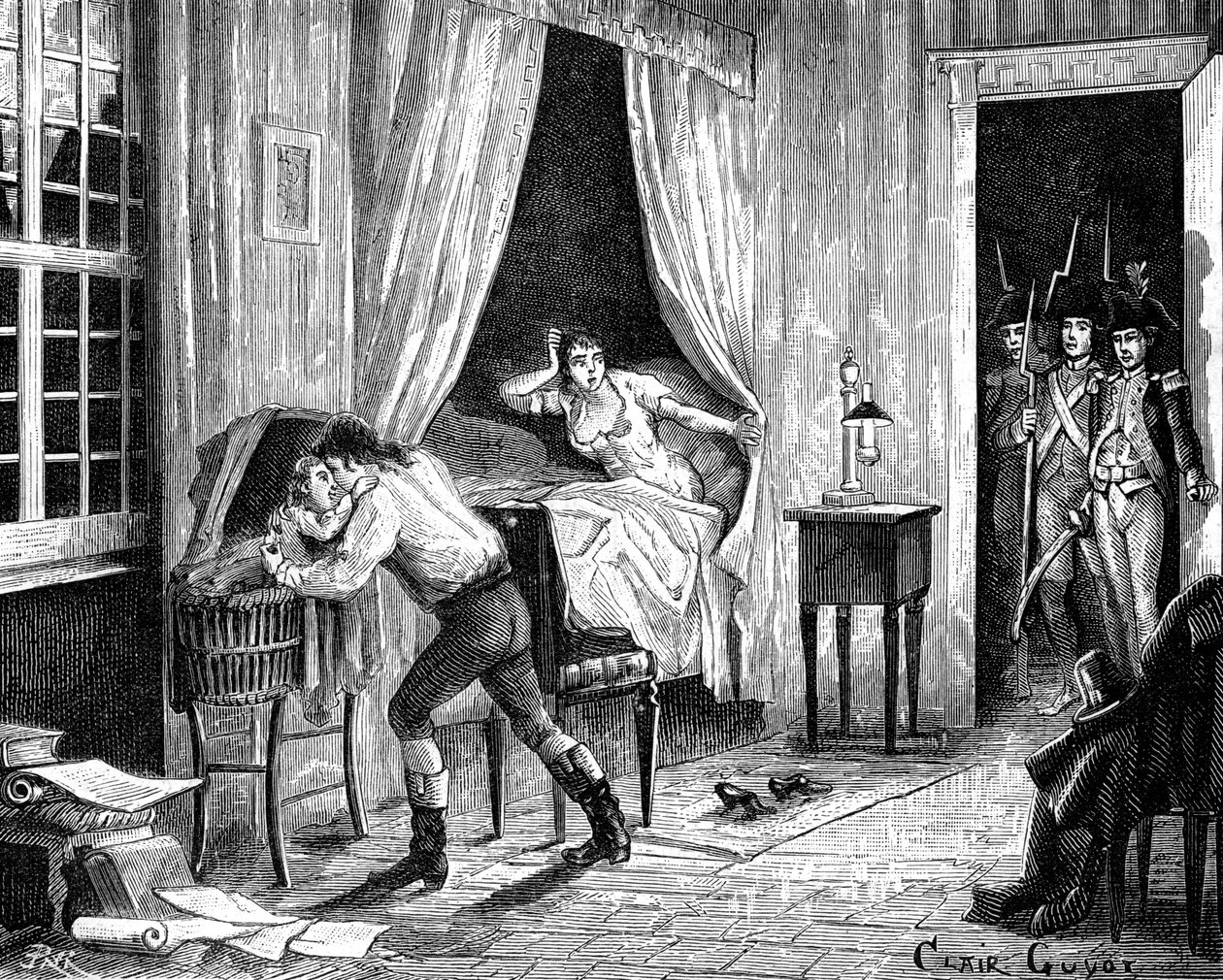 The Arrest of Camille Desmoulins, 31st March 1794 by Unbekannt