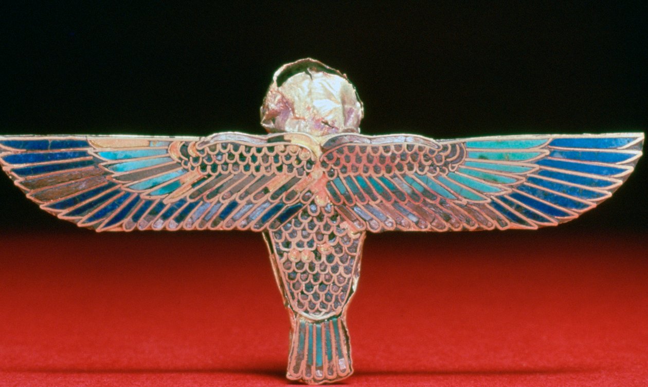 The Back of a Gold Winged Ba Amulet, Ptolemaic Period, Egypt, 4th-1st Century BC by Unbekannt