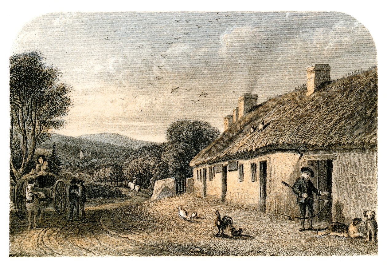 The birthplace of Robert Burns, Alloway, South Ayrshire, Scotland by Unbekannt