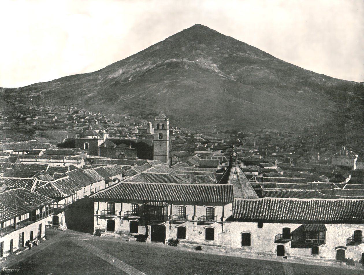 The City and the Mountain, Potosi, Bolivia, 1895 by Unbekannt