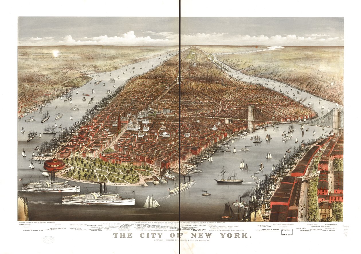 The City of New York by Unbekannt