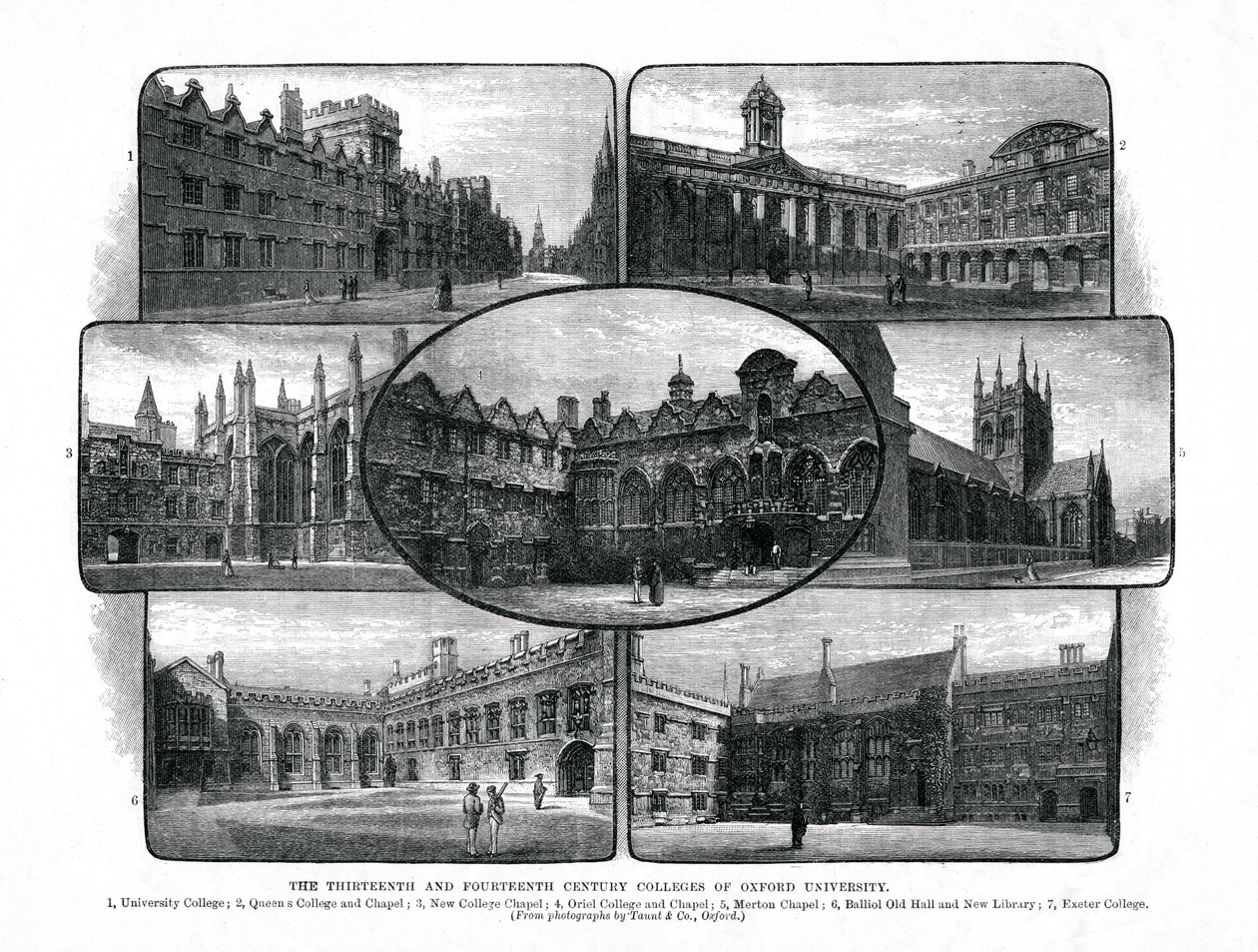 The Colleges of the University of Oxford by Unbekannt