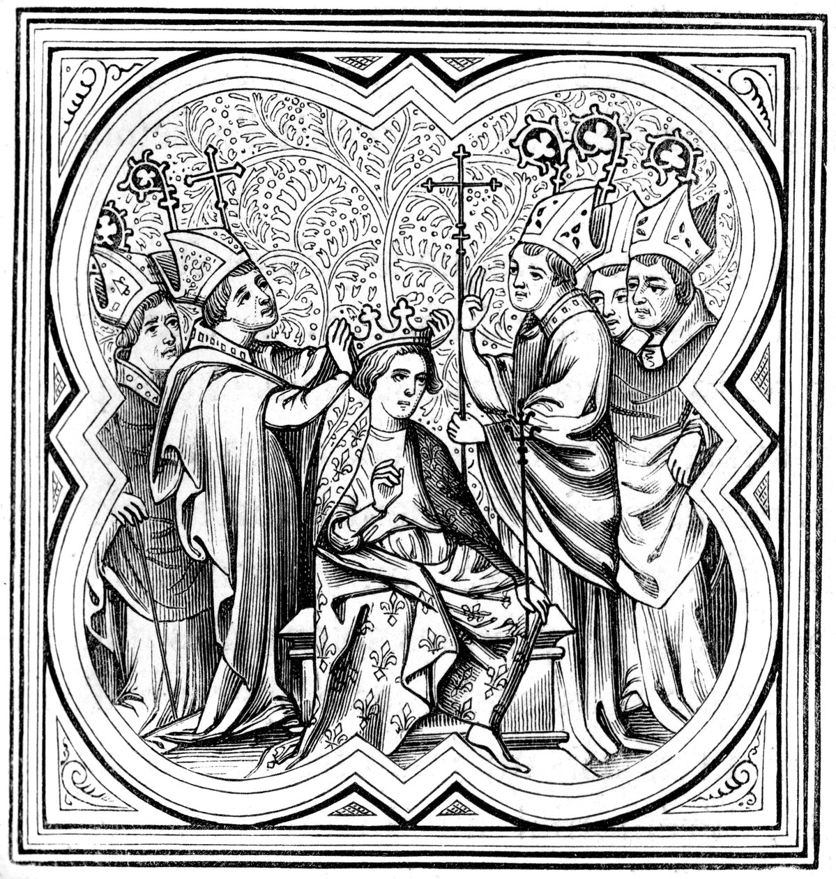 The Coronation of Charlemagne by Unbekannt
