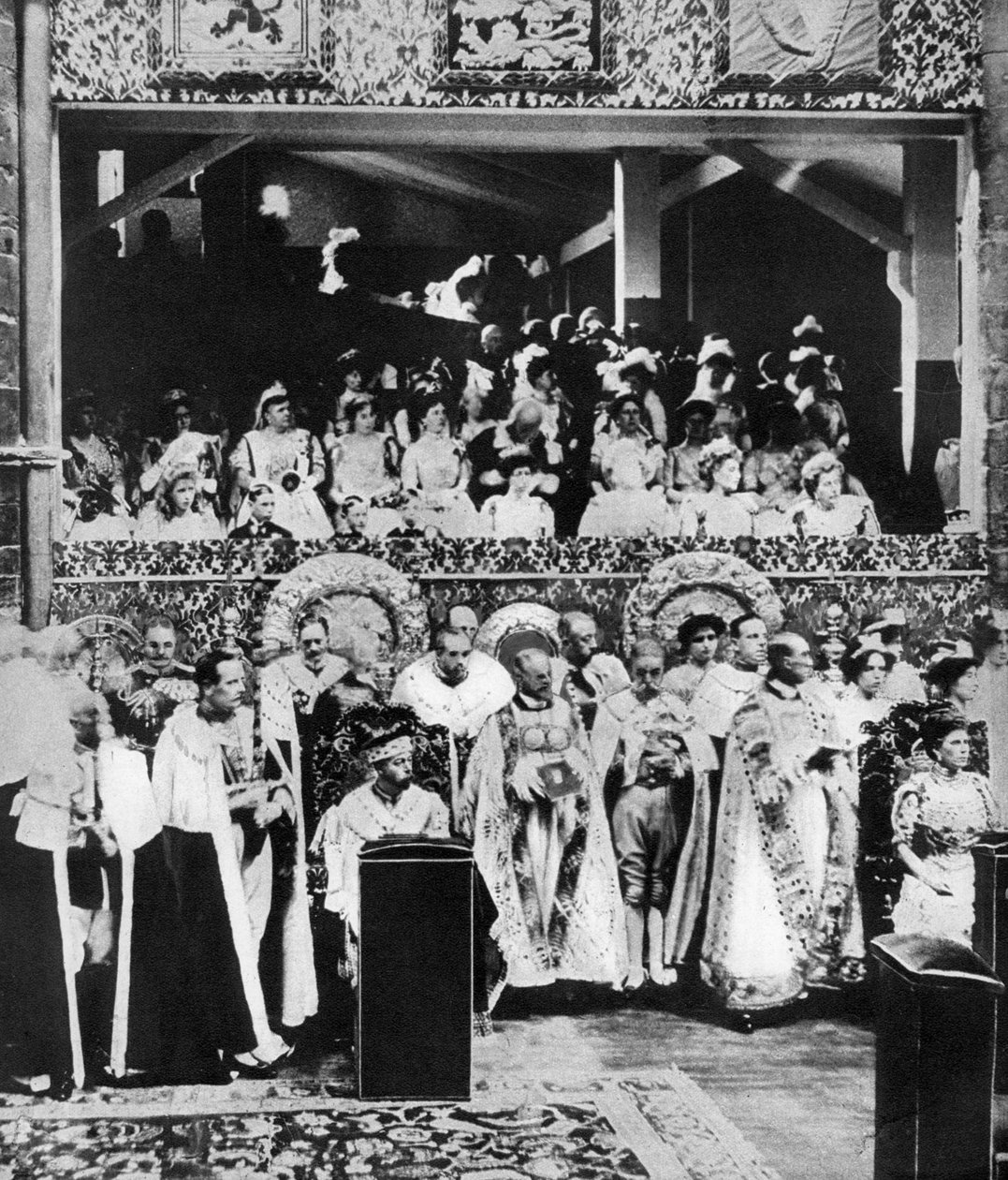 The coronation of King George V, Westminster Abbey, 22 June 1911 by Unbekannt