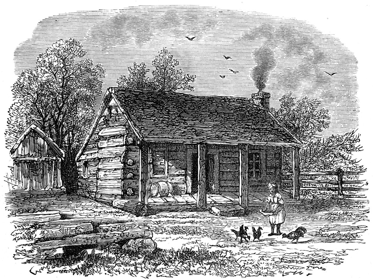 The early home of Abraham Lincoln, Gentryville, Indiana, 19th century by Unbekannt