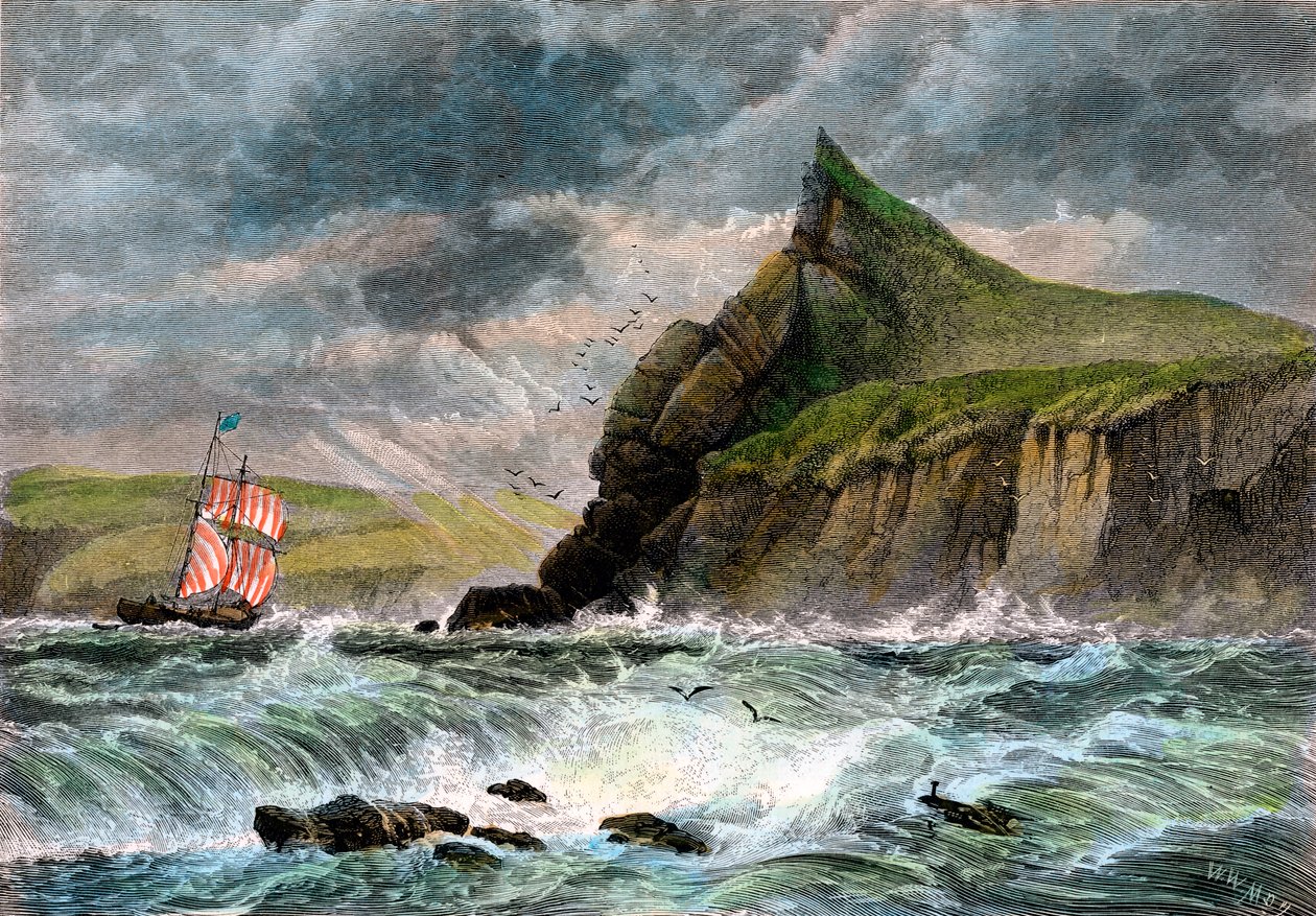 The Entrance to Fowey Harbour, Cornwall, 19th Century by Unbekannt