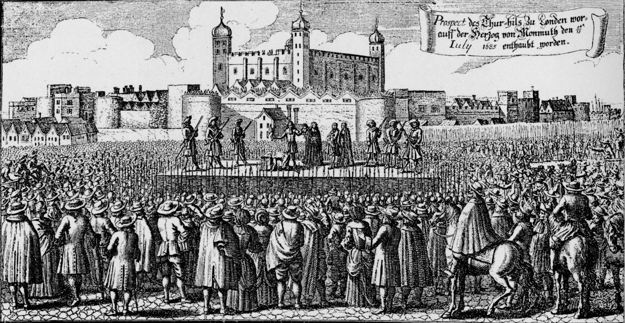 The Execution of the Duke of Monmouth, Tower Hill, London, 15 July 1685 by Unbekannt