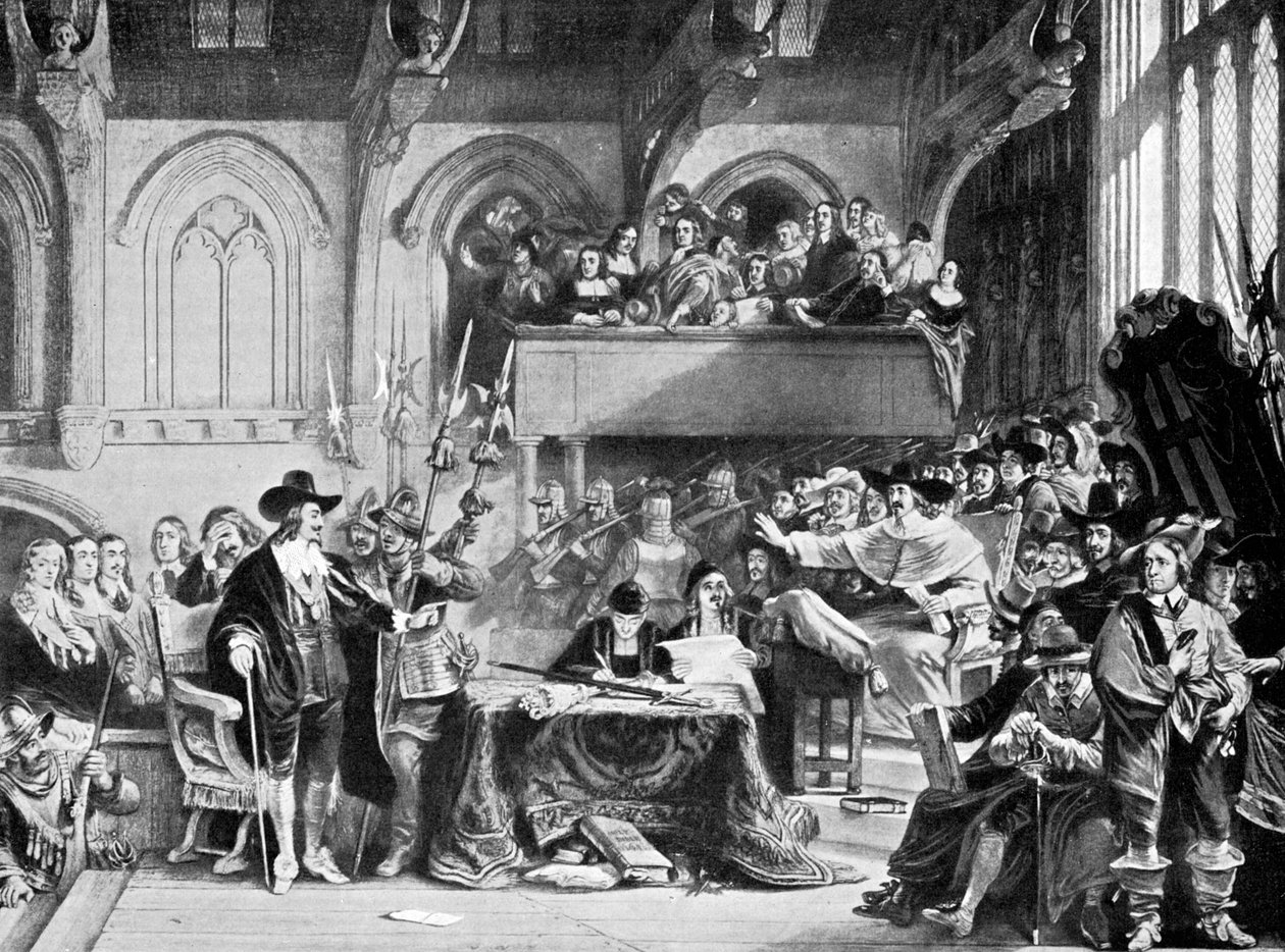 The Famous Trial of Charles I in Westminster Hall in January, 1649 by Unbekannt
