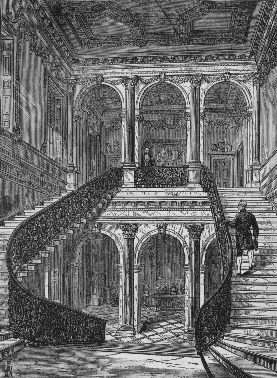 The Grand Staircase, Chesterfield House, Mayfair, Westminster, London by Unbekannt