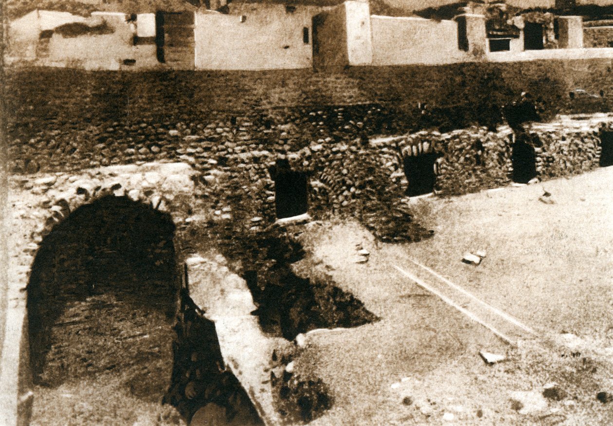 The great terrace on the criptoportico, Pompeii, Italy, c1900s by Unbekannt