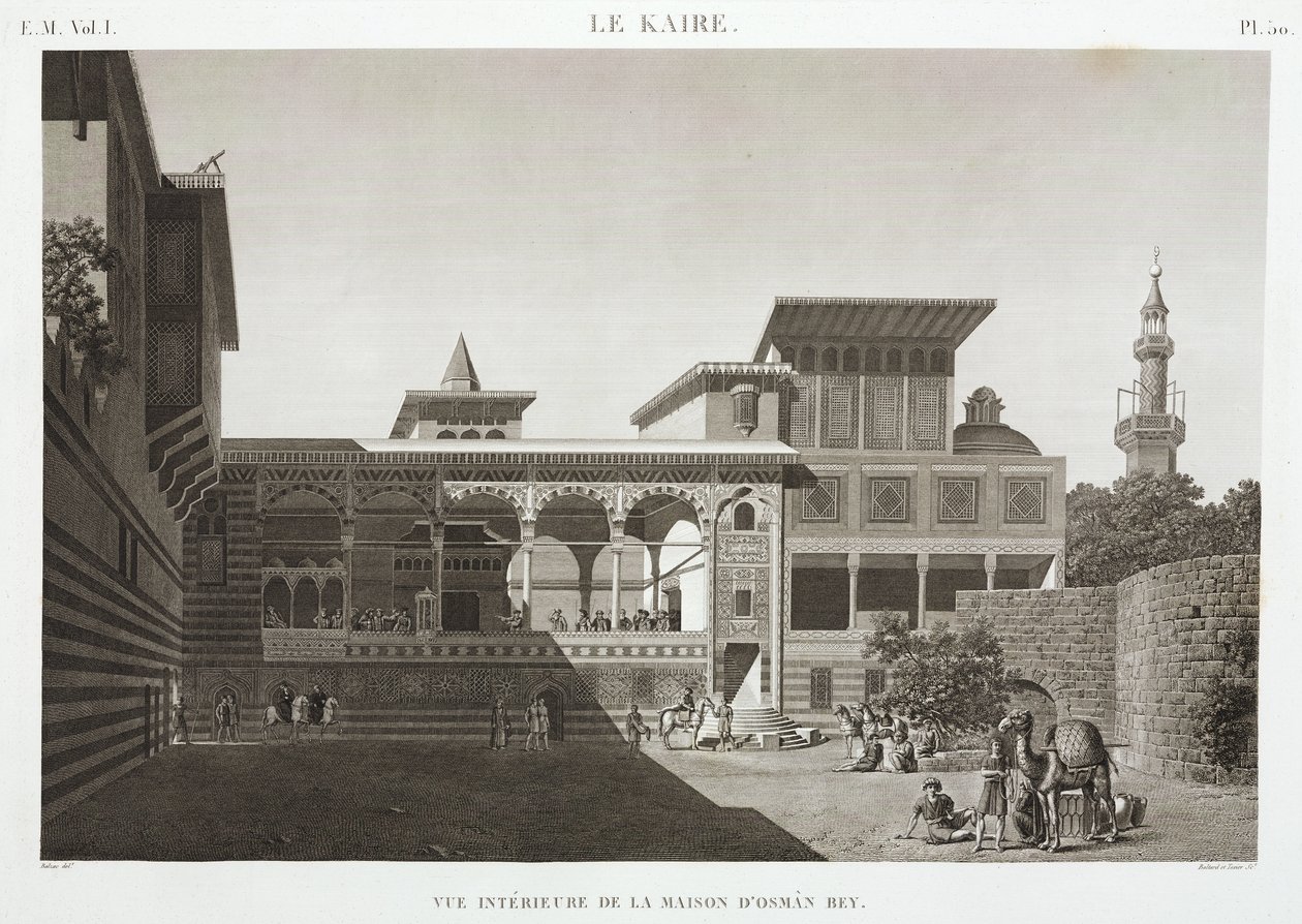 The house of Osman Bey, Egypt, c.1798 by Unbekannt