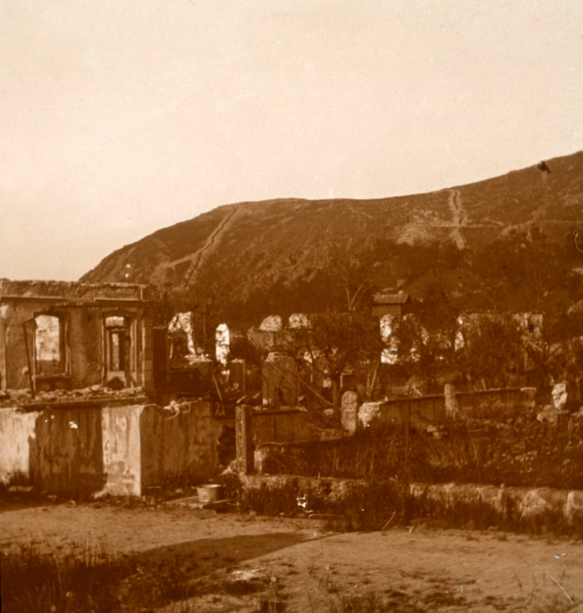 The kiosk, Metzeral, northern France, c1914-c1918 by Unbekannt