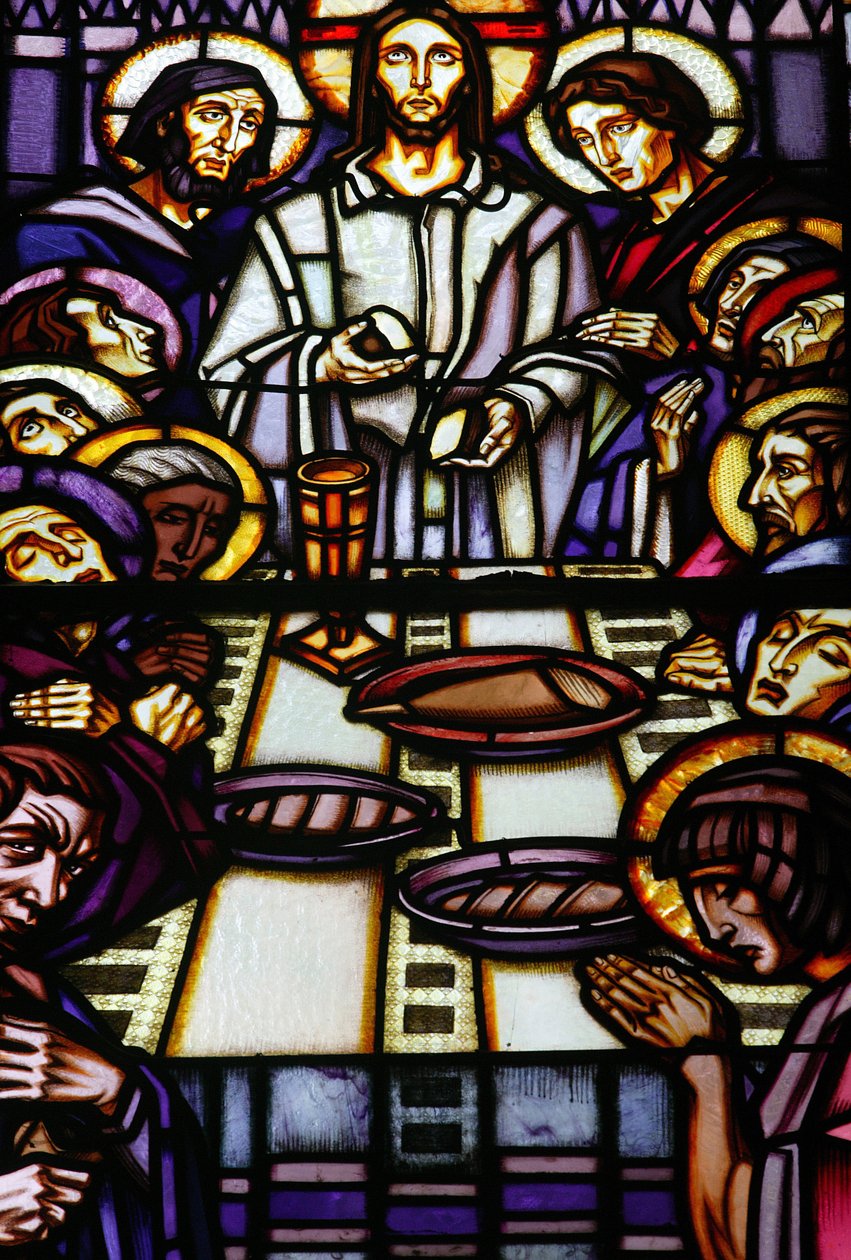 The Last Supper, Tabernacle, Colombiere Chapel, Paray le Monial, France by Unbekannt