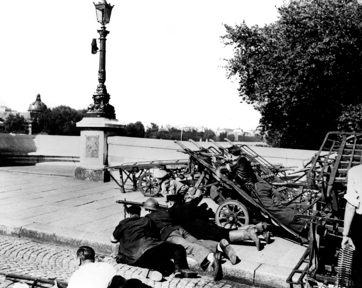 The Liberation of Paris, August 1944 by Unbekannt