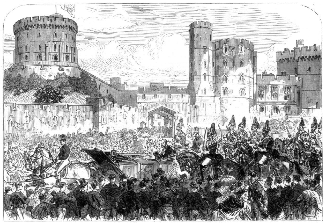 The Marriage of Princess Helena, Windsor Castle, 1866 by Unbekannt