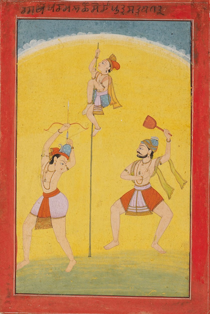 The musical mode Ragaputra Khokhara, 19th century by Unbekannt
