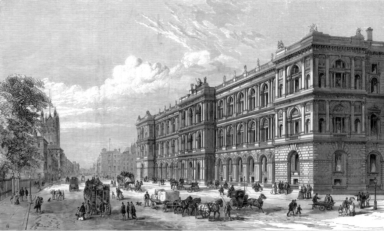 The New Home and Colonial Offices, Parliament Street, Westminster, London, 1875 by Unbekannt