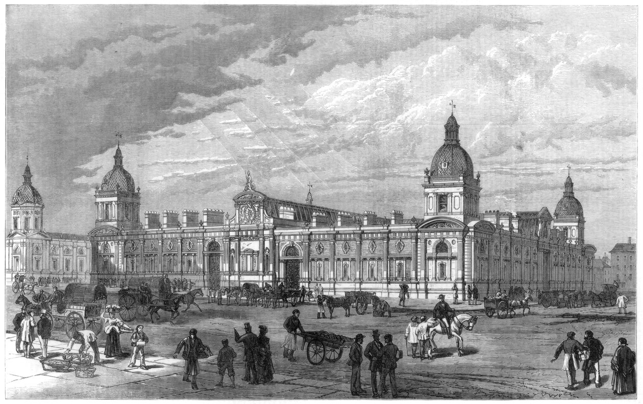 The New Metropolitan Poultry Market, Smithfield, London, 1875 by Unbekannt