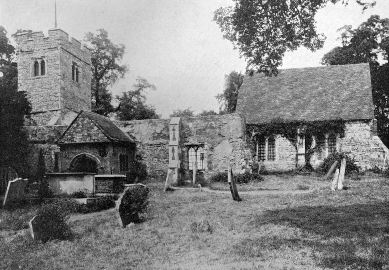 The old church, Chingford, Essex by Unbekannt