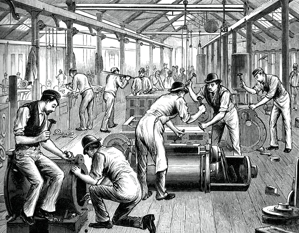 The pump shop in a Cornwall works by Unbekannt