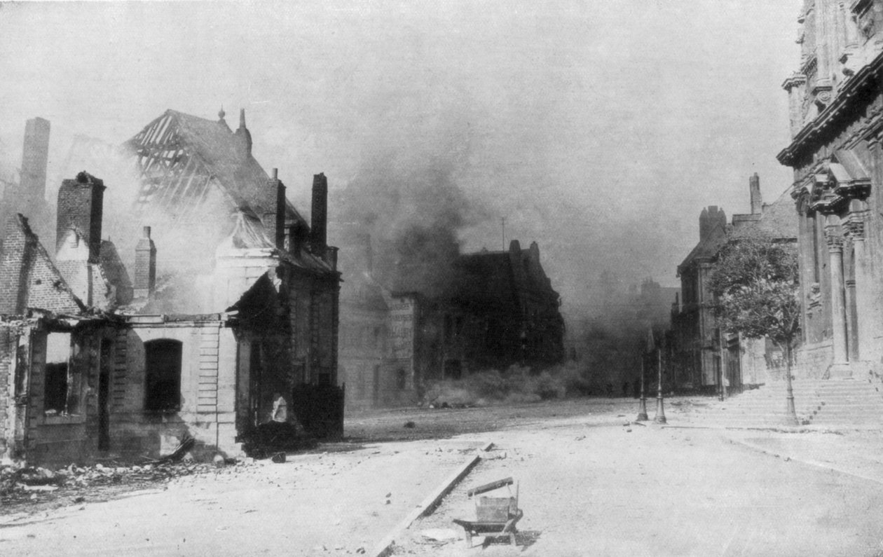 The Ruins of Cambrai, France, First World War, 1918 by Unbekannt